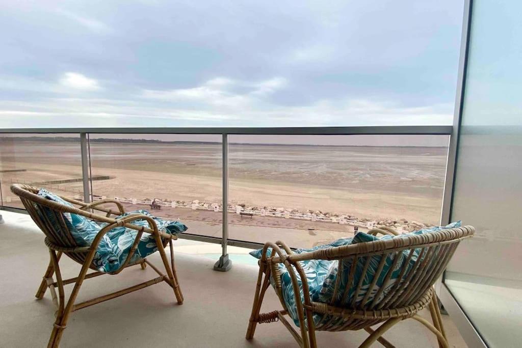 Studio Avec Balcon, Vue Panoramique Sur La Baie Le Crotoy Buitenkant foto