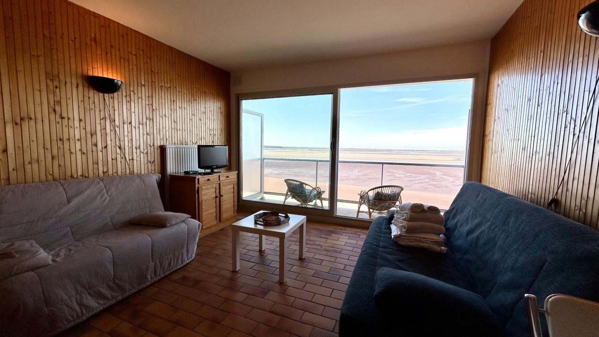 Studio Avec Balcon, Vue Panoramique Sur La Baie Le Crotoy Buitenkant foto